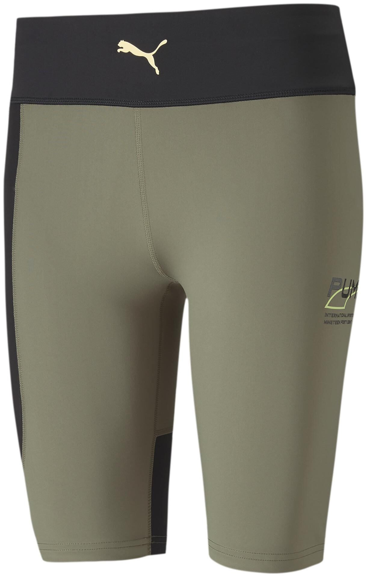 

Puma Women Solid Regular shorts - Green