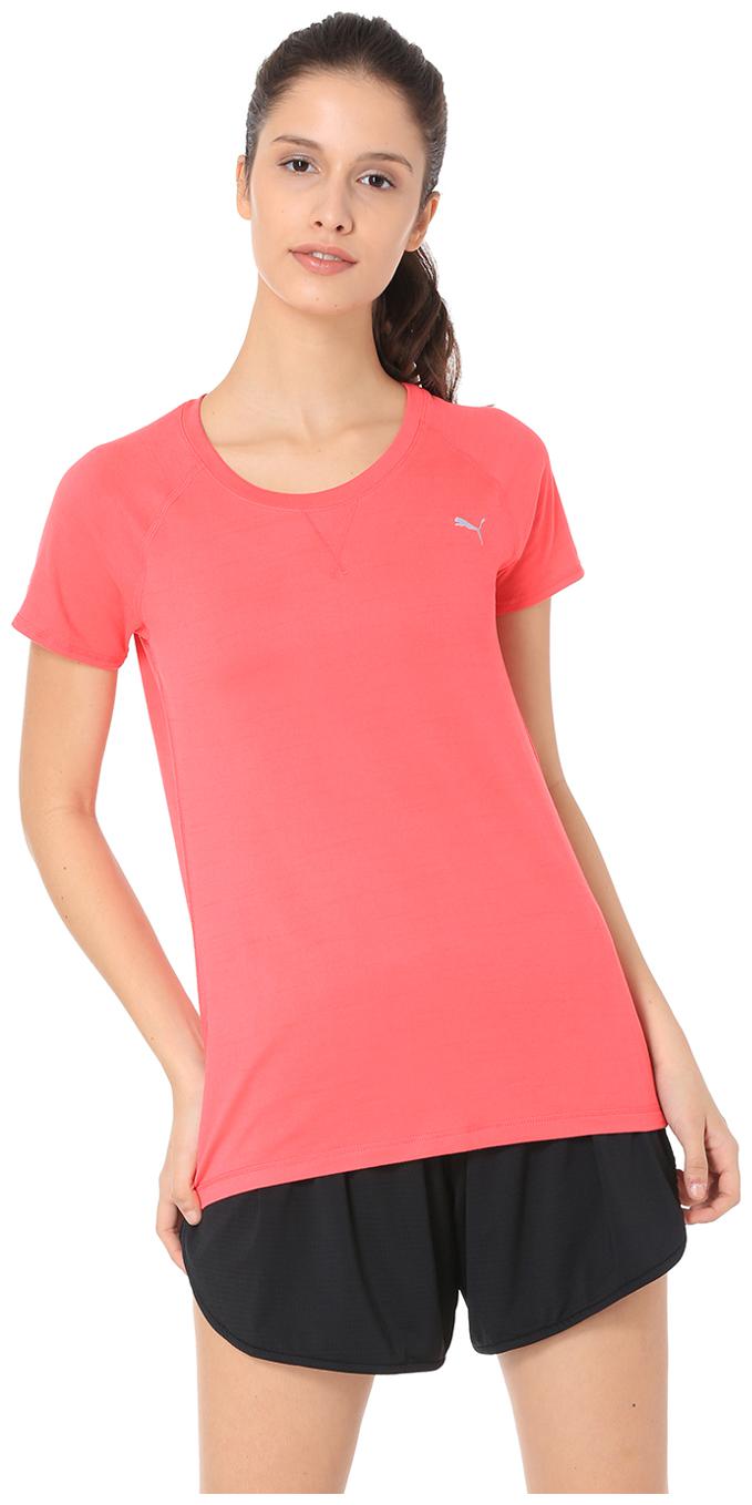 

Puma Women Solid Sports T-Shirt - Pink