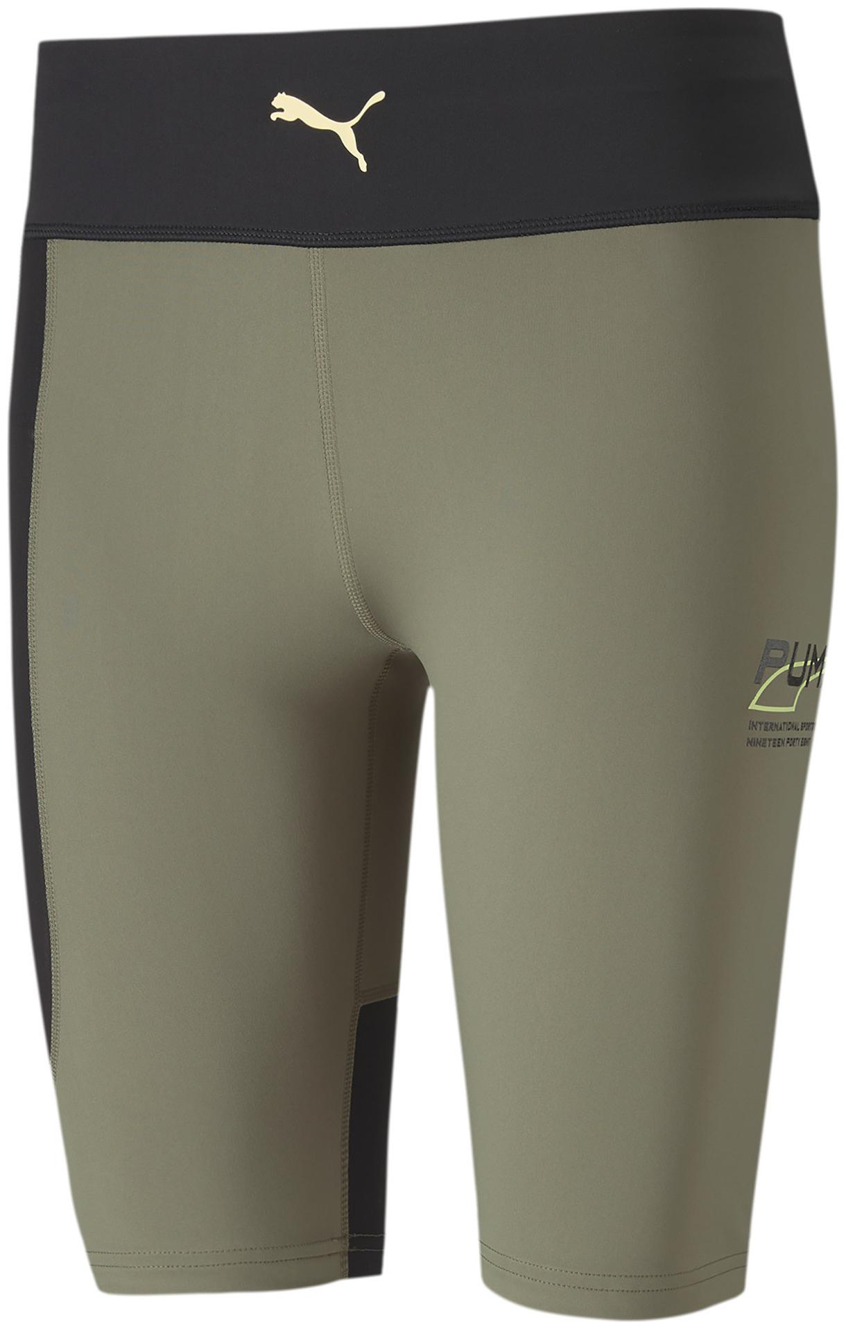 

Puma Women Solid Regular shorts - Green