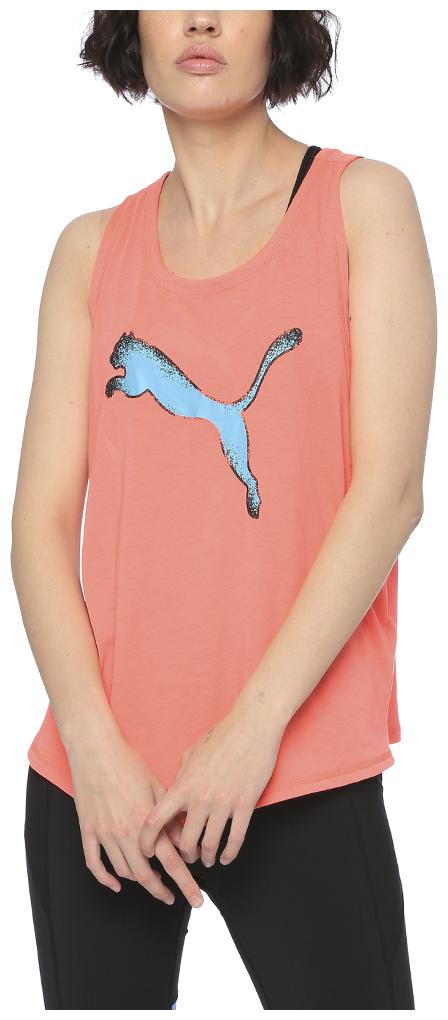

Puma Women Pink Regular fit Round neck Polyester Tank top