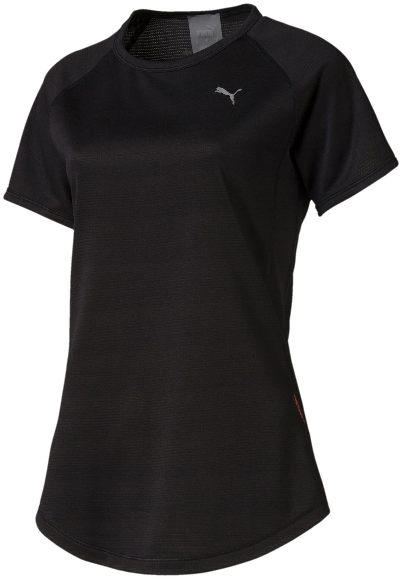 

Puma Women Black Regular fit Round neck Polyester T shirt