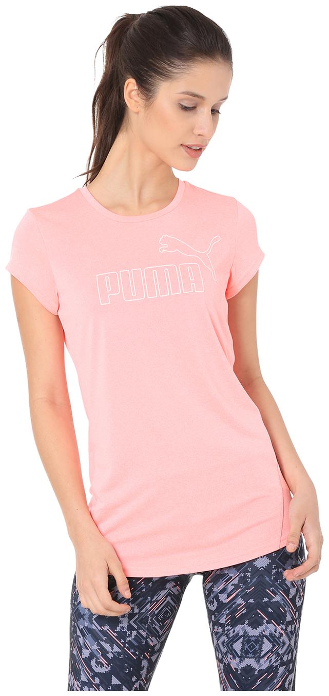 

Puma Women Solid Sports T-Shirt - Pink