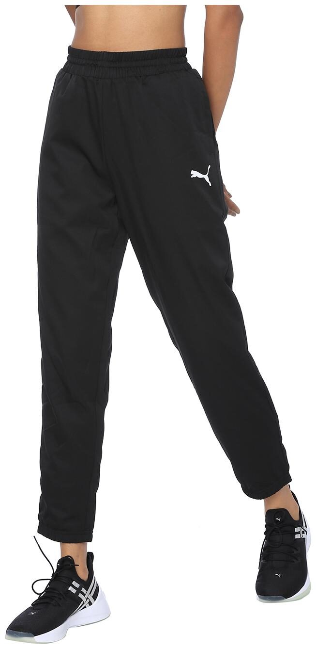 

Puma Women Regular fit Polyester Solid Track pants - Black