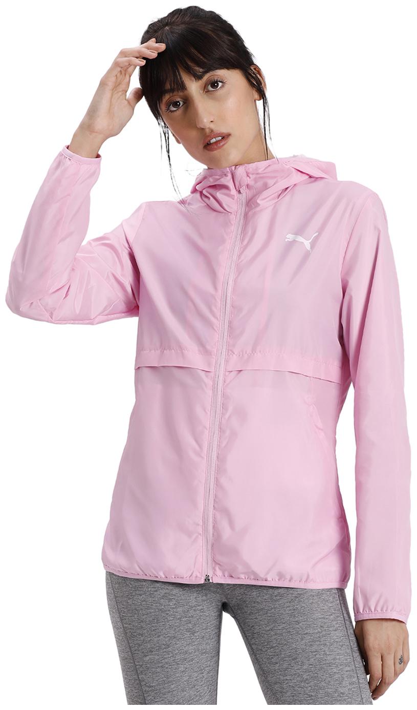 

Puma Women Solid Regular Jacket - Pink