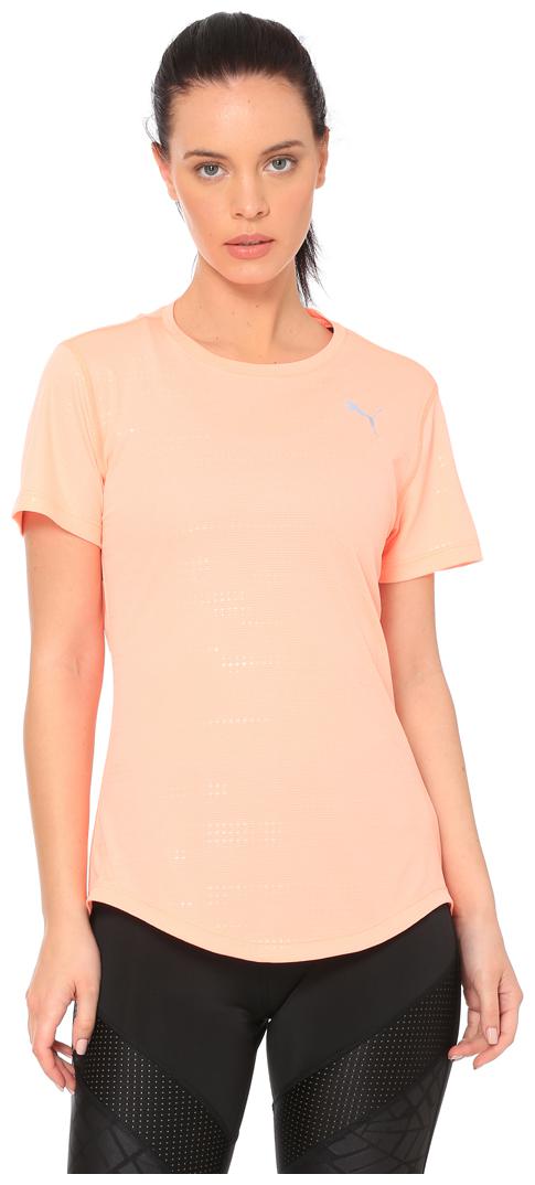 

Puma Women Beige Regular fit Round neck Polyester T shirt