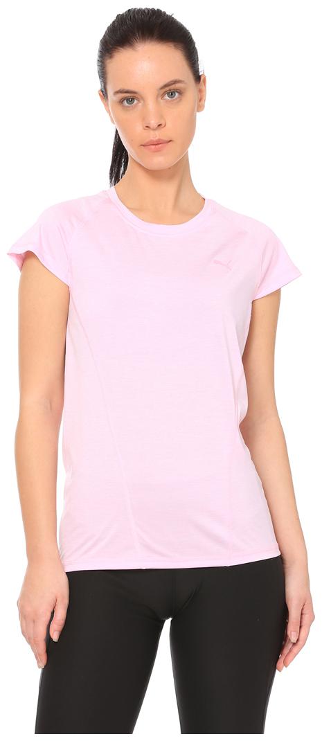 

Puma Women Pink Regular fit Round neck Polyester T shirt