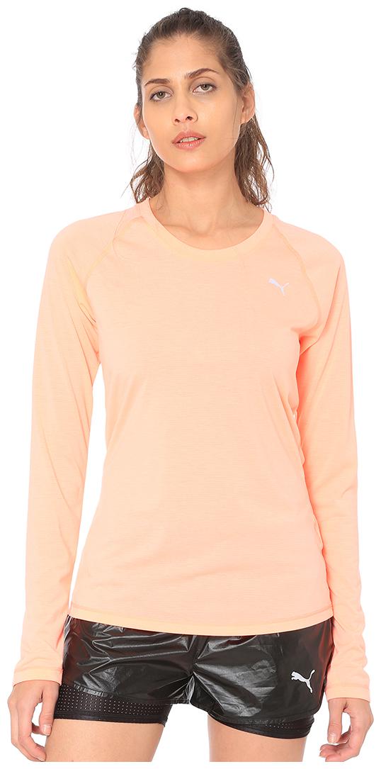 

Puma Women Black Regular fit Round neck Polyester T shirt