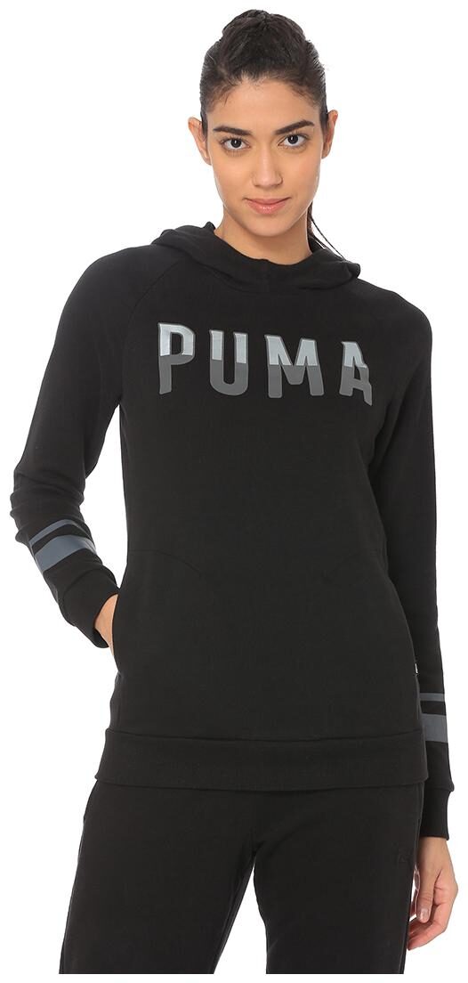 

Puma Women Printed Hoodie - Black
