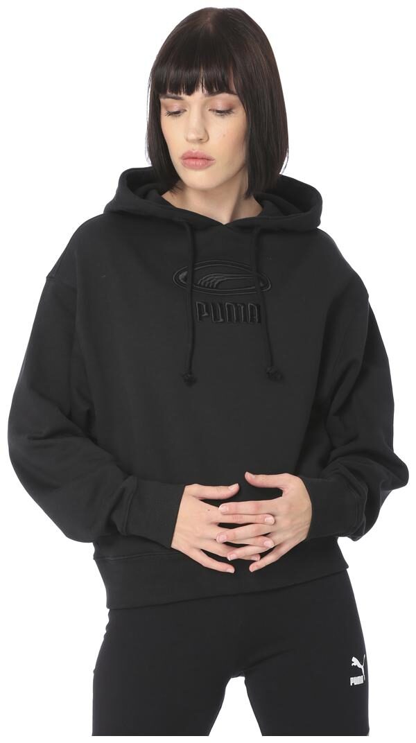 

Puma Women Solid Hoodie - Black