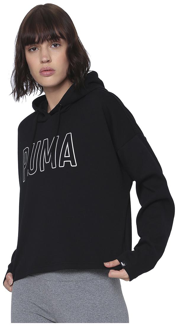

Puma Women Printed Hoodie - Black