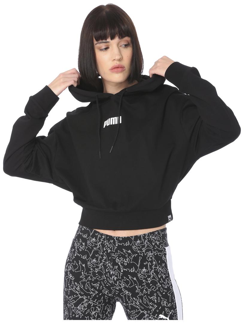 

Puma Women Printed Hoodie - Black