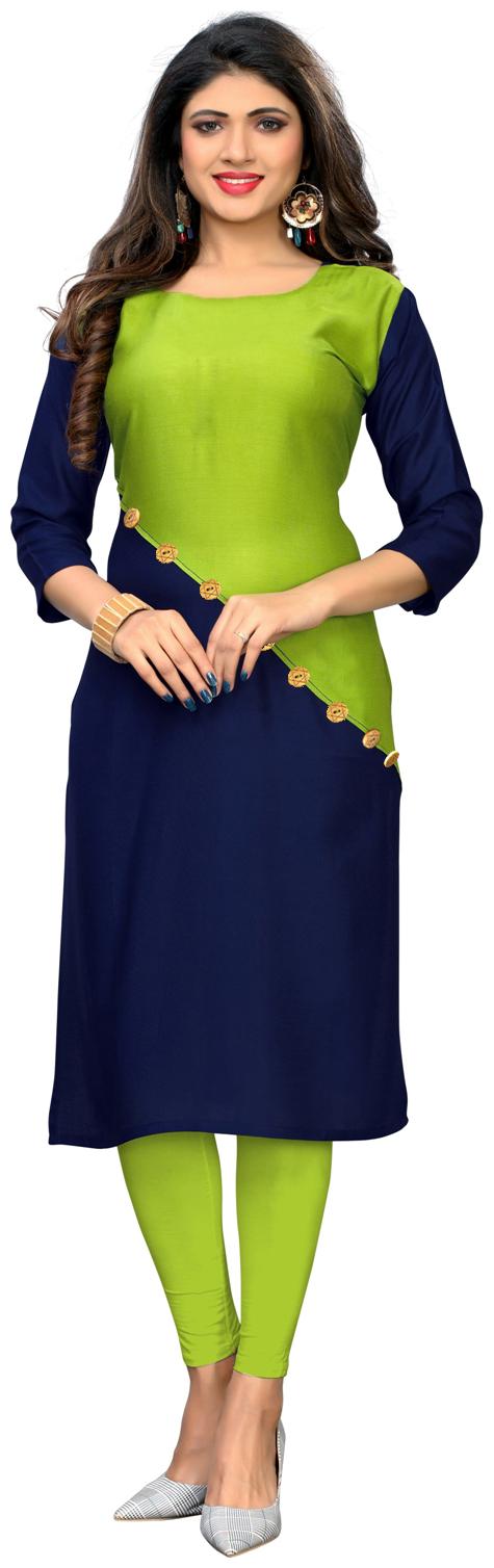 

Pure Rayon Full Stiched Kurti For Womens