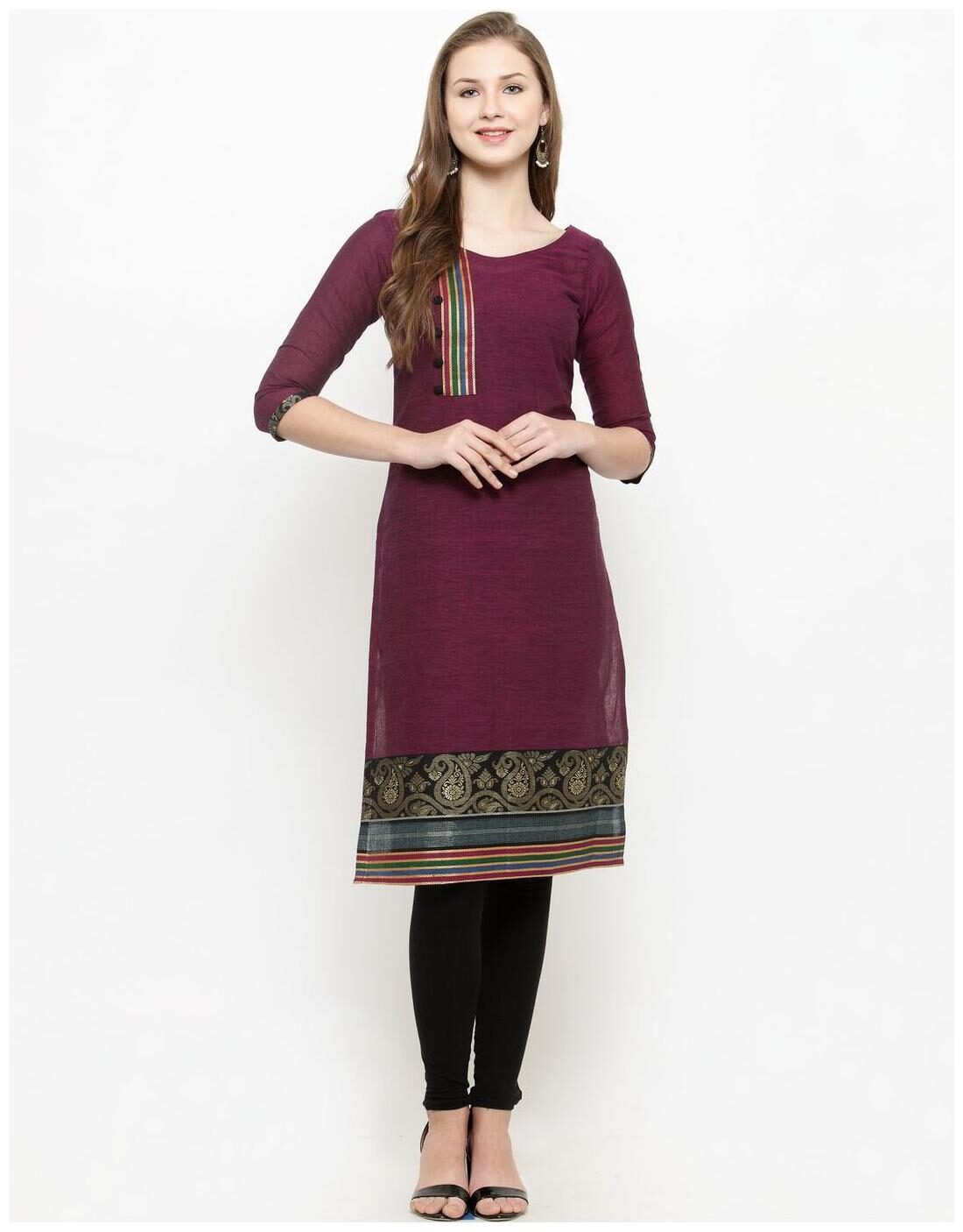 

Purple South Cotton Kurti