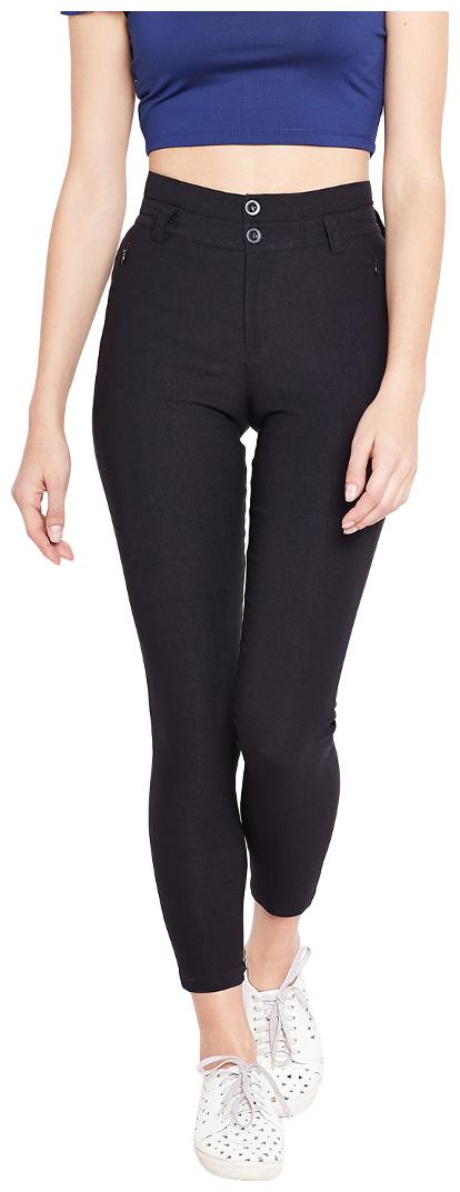 

Purplicious Women Black Straight fit Jeans