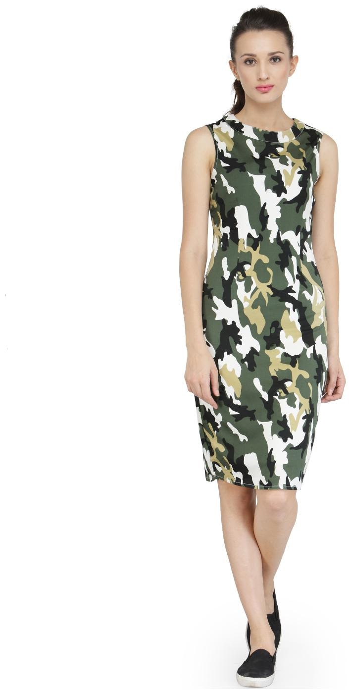 

Purplicious Multi Printed Bodycon dress