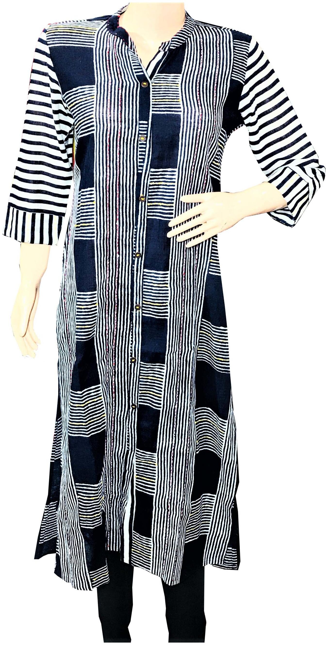 

QAMASH branded abstract lining women s kurti