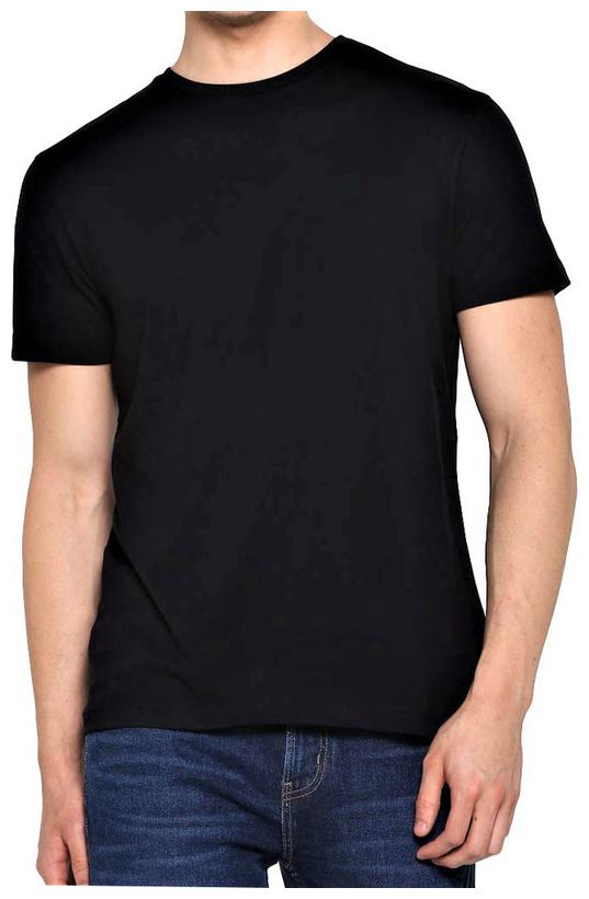 

Qamash Men Black Regular fit Cotton Round neck T-Shirt - Pack Of 1