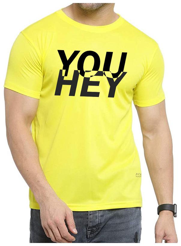 

Qamash Men Yellow Regular fit Polyester Round neck T-Shirt - Pack Of 1