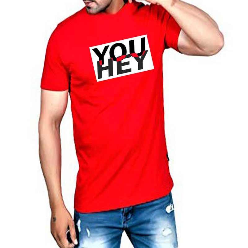 

Qamash Men Red Regular fit Cotton Round neck T-Shirt - Pack Of 1