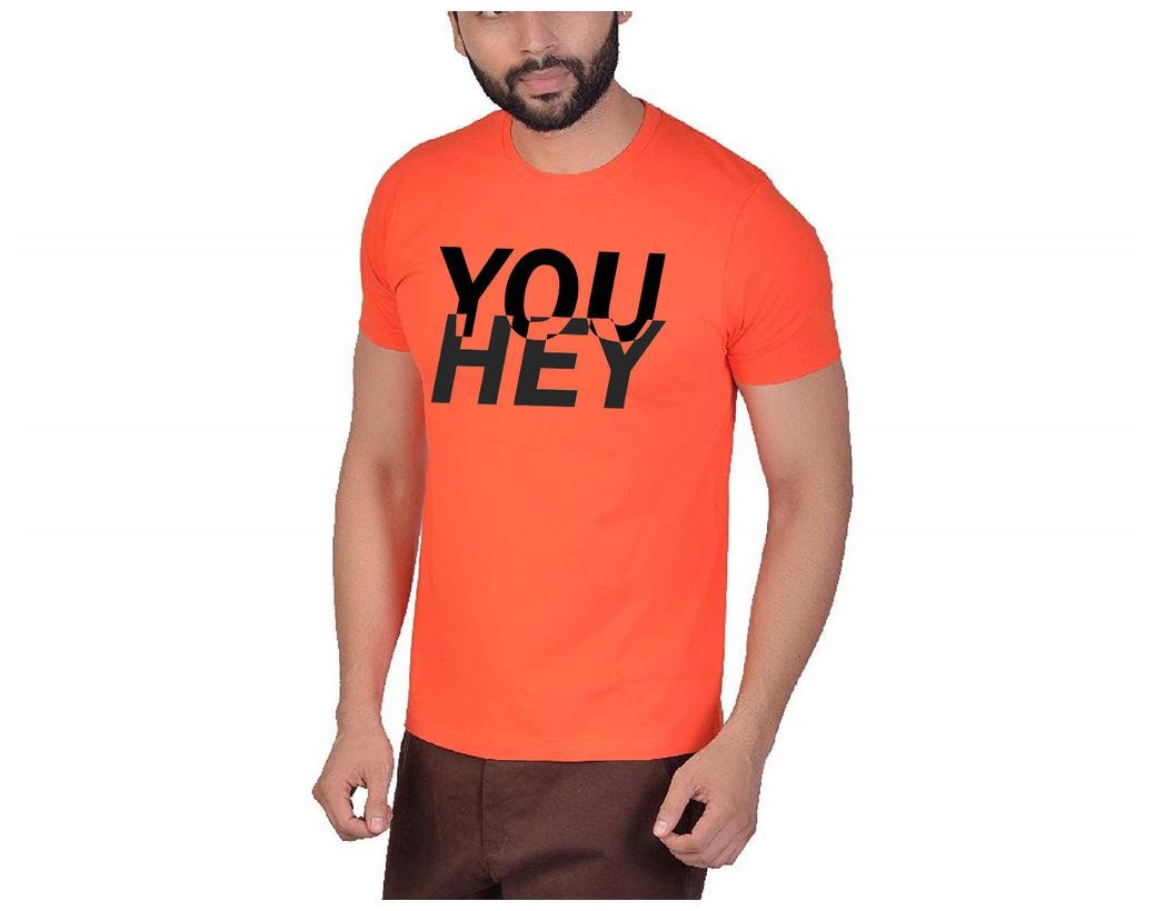 

Qamash Men Orange Regular fit Polyester Round neck T-Shirt - Pack Of 1