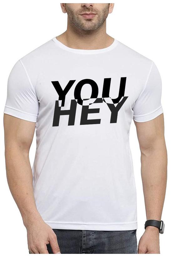 

Qamash Men White Regular fit Polyester Round neck T-Shirt - Pack Of 1