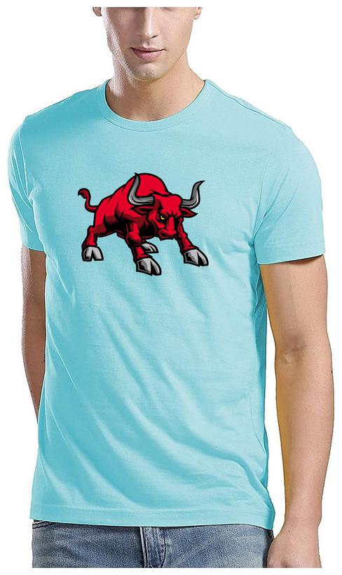 

Qamash Men Turquoise Regular fit Cotton Round neck T-Shirt - Pack Of 1