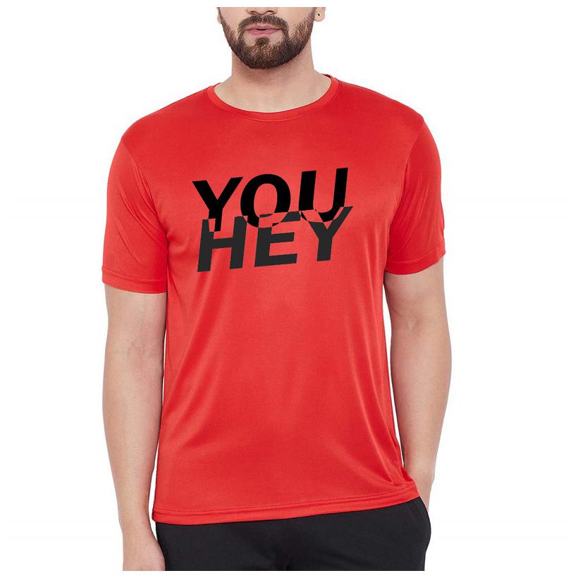 

Qamash Men Red Regular fit Polyester Round neck T-Shirt - Pack Of 1