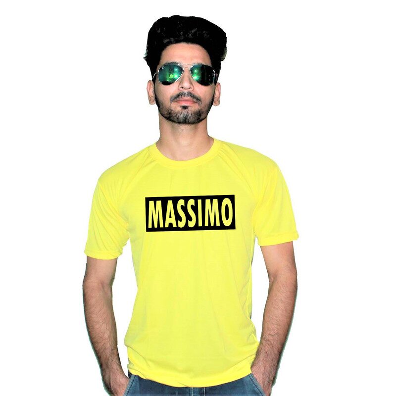 

Qamash Men Yellow Regular fit Cotton Round neck T-Shirt - Pack Of 1