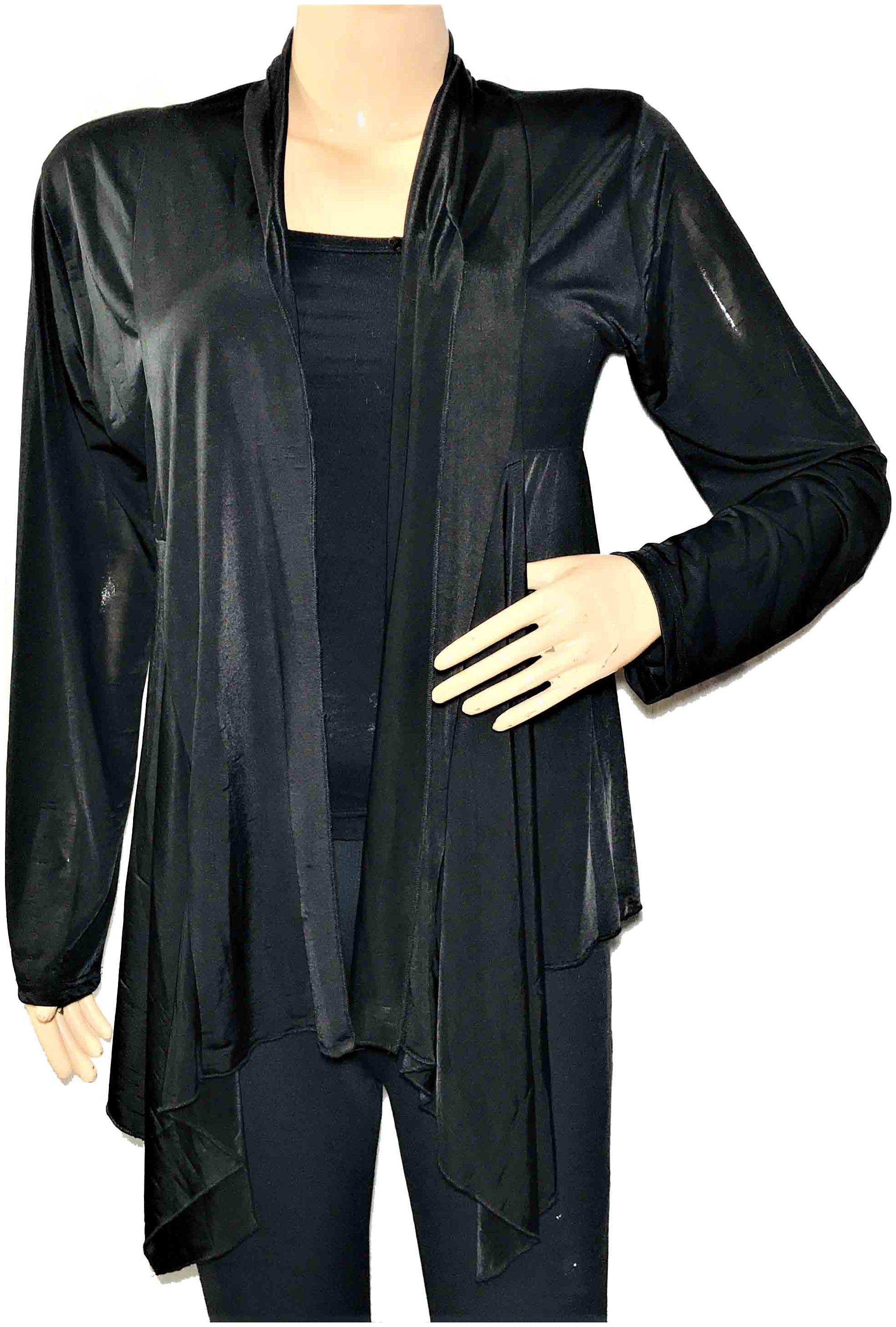 

Qamash Women Shrug - Black