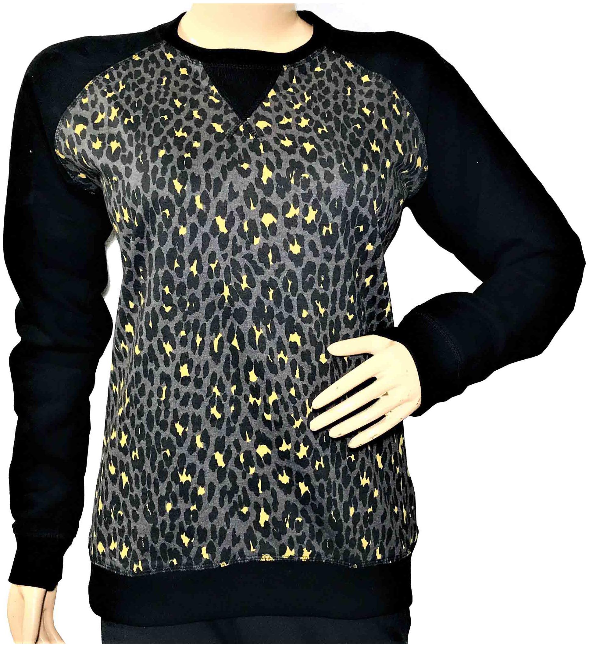 

Qamash Women Printed Sweatshirt - Black