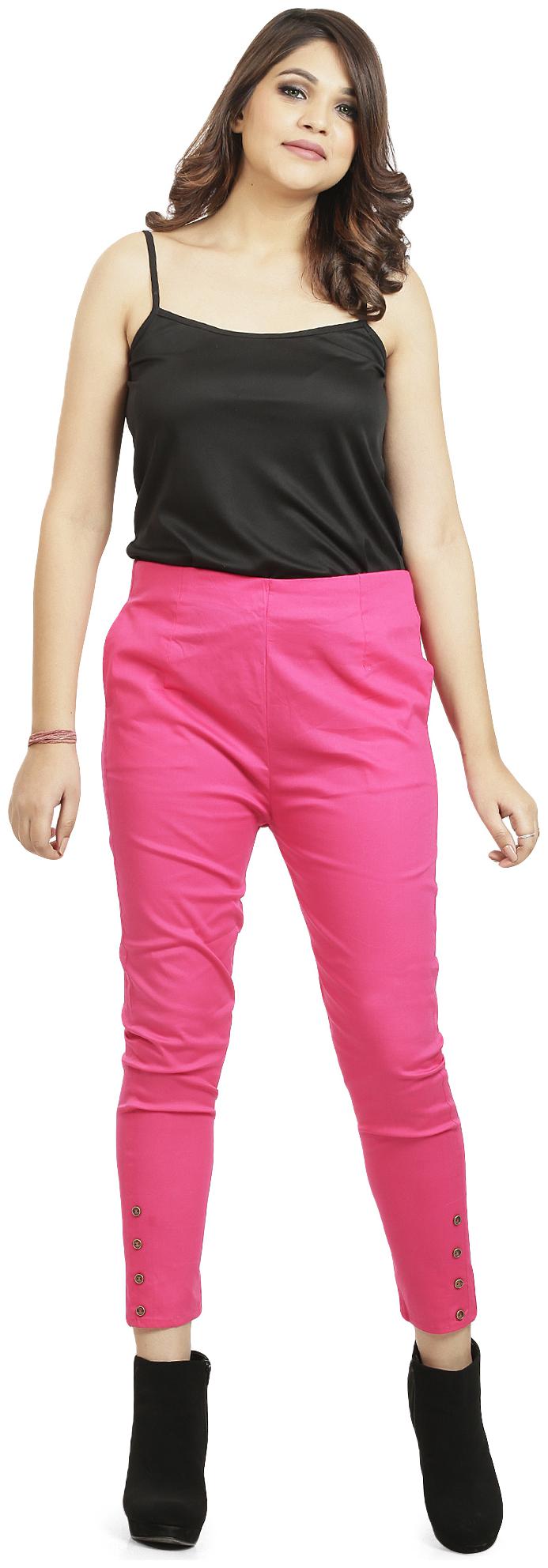 

Queenley Women Pink Regular fit Regular pants