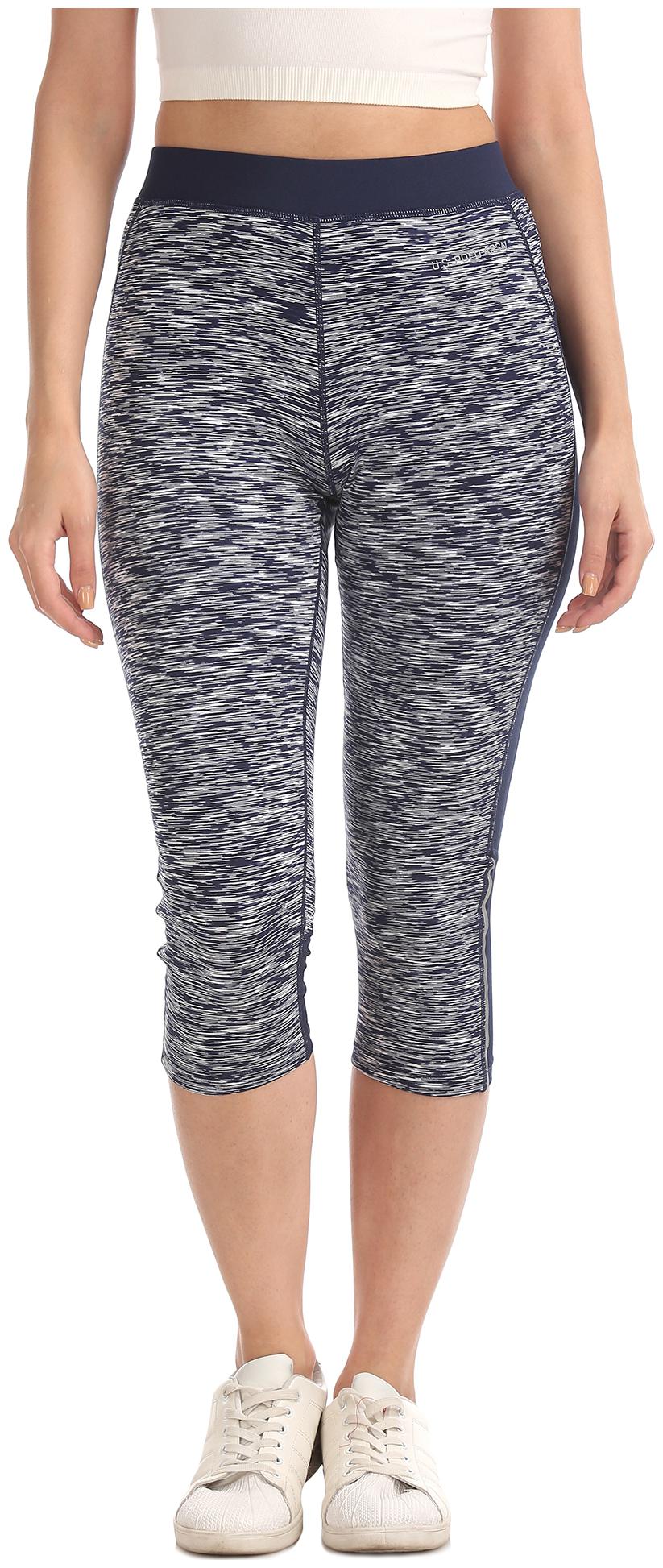 

U S Polo Assn Women Three-fourth Printed Leggings