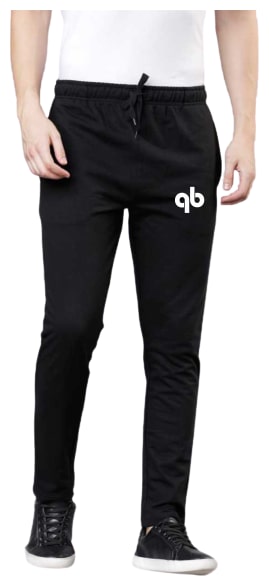 

Qutty Bee Men Black Solid Slim fit Track pants