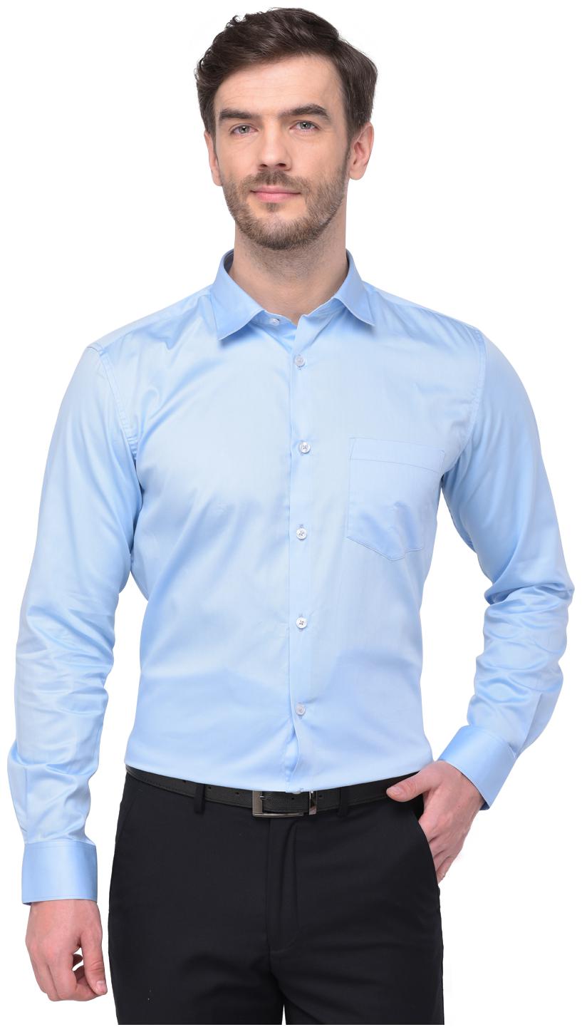 

R APPARELS Men Regular fit Formal Shirt - Blue