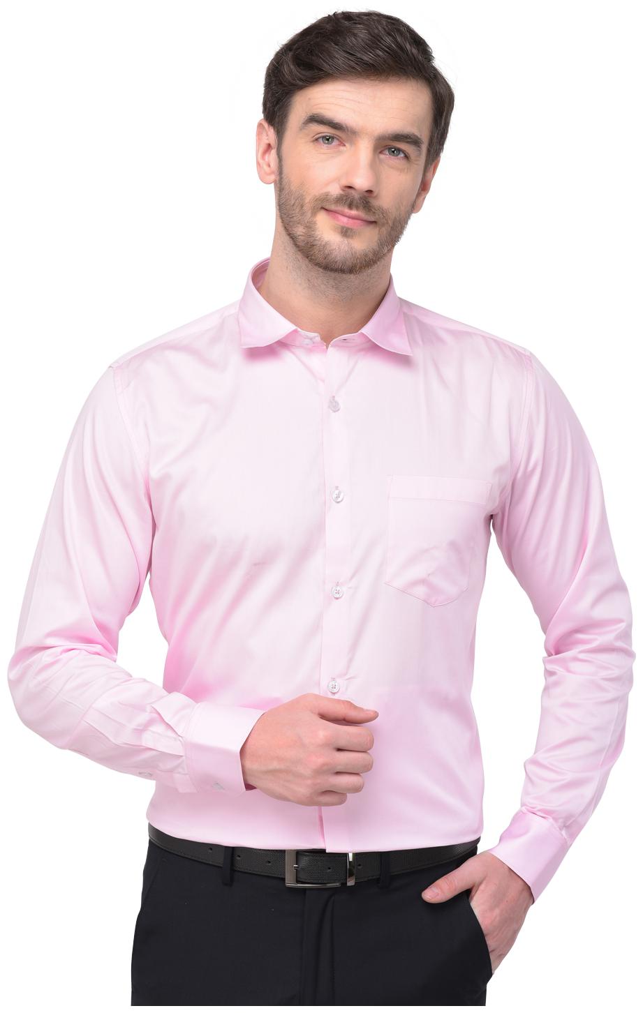 

R APPARELS Men Regular fit Formal Shirt - Pink