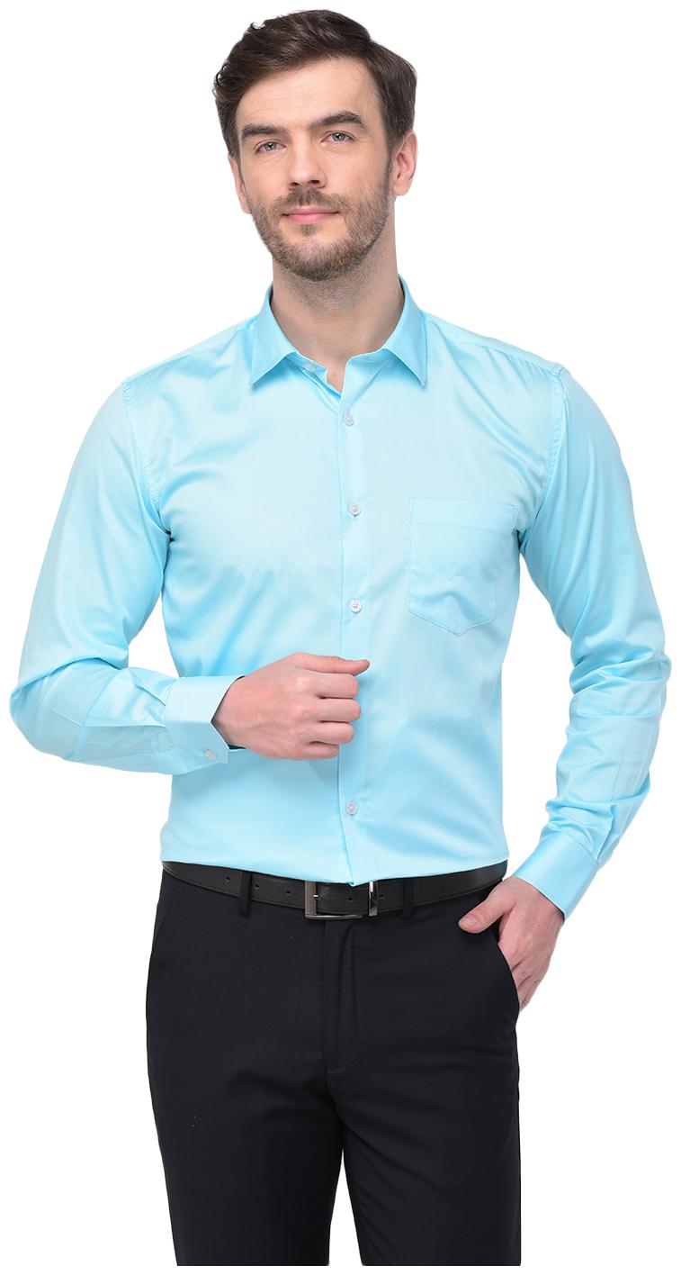 

R APPARELS Men Regular fit Formal Shirt - Blue