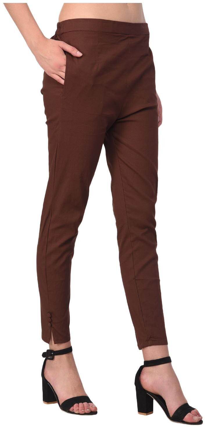 

Raabta Chocolate Brown Cotton Pant