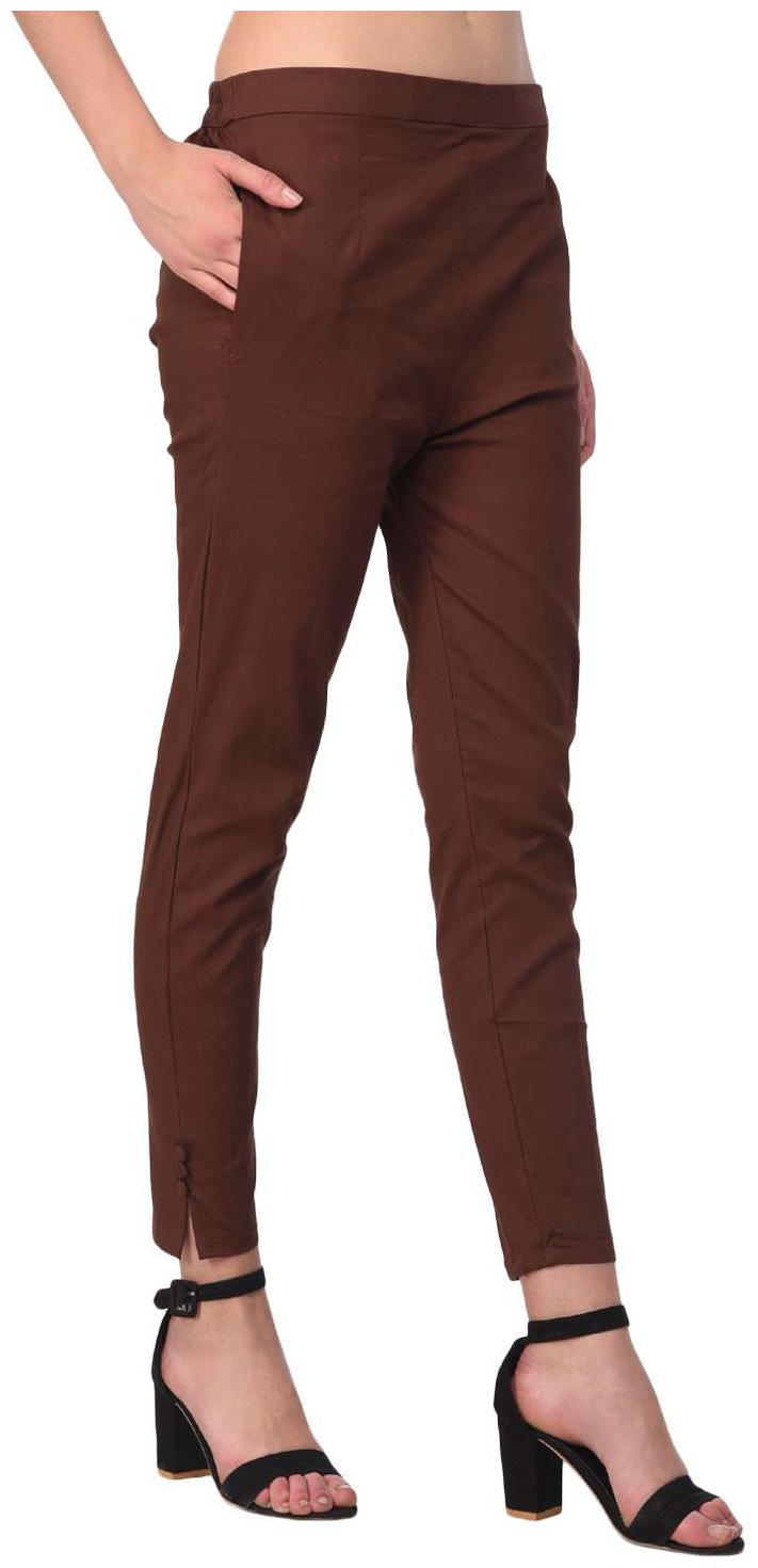 

Raabta Fashion Women Brown Slim fit Bootcut pants