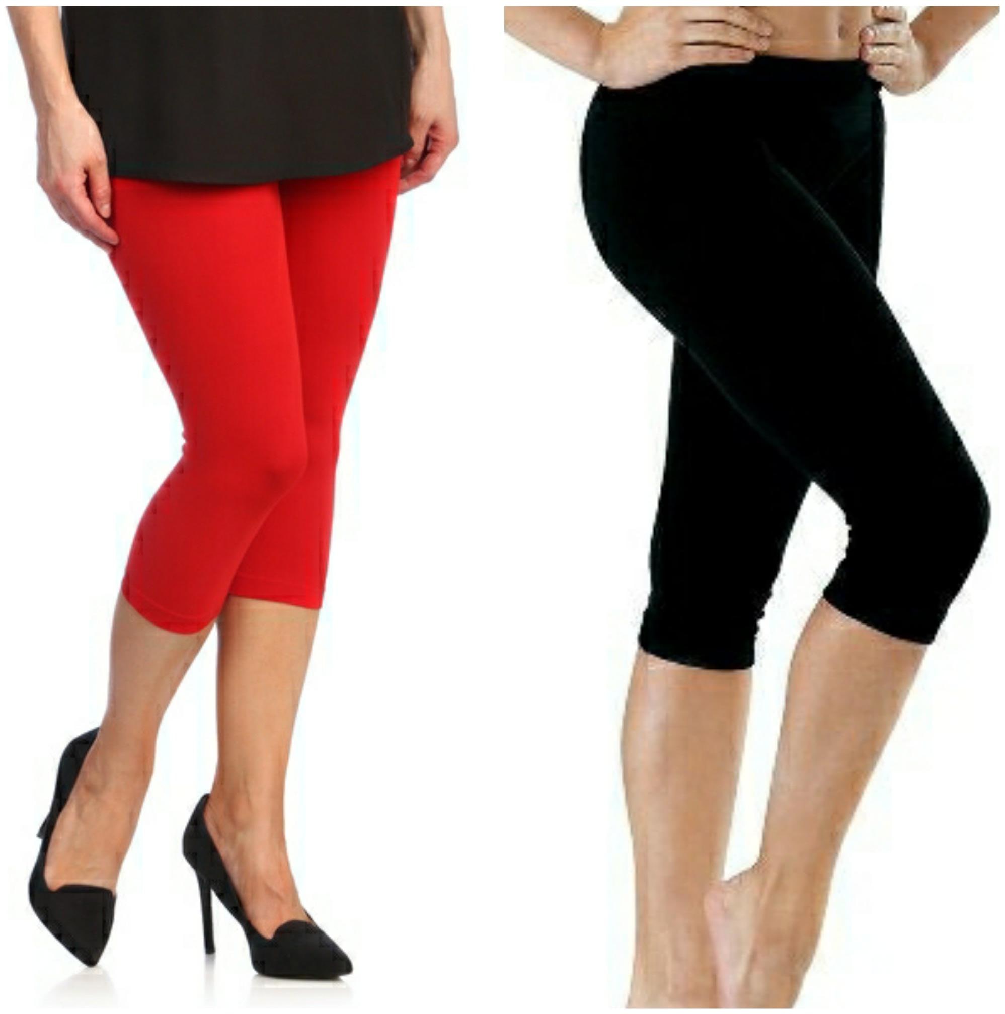 

Raabta Fashion Women Three-Fourth Solid Leggings