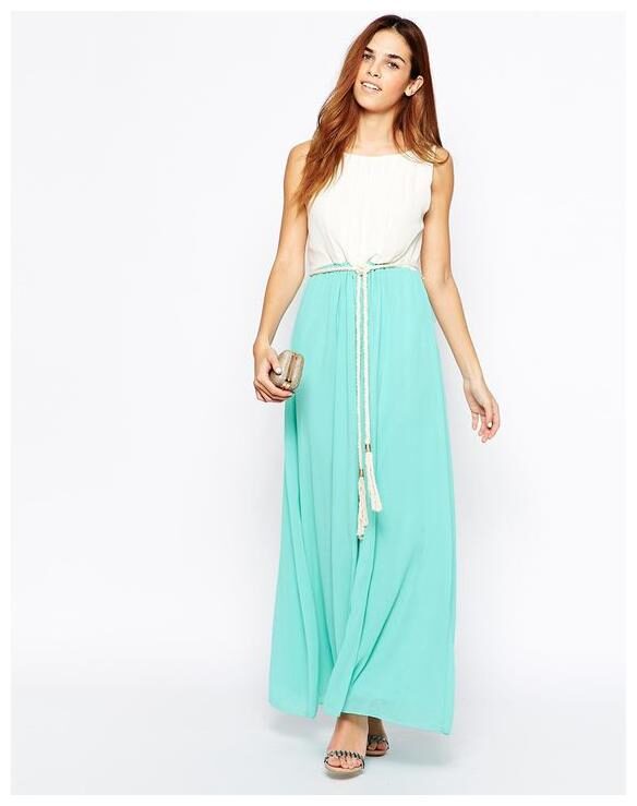 

Raabta Fashion Turquoise Solid A-line dress