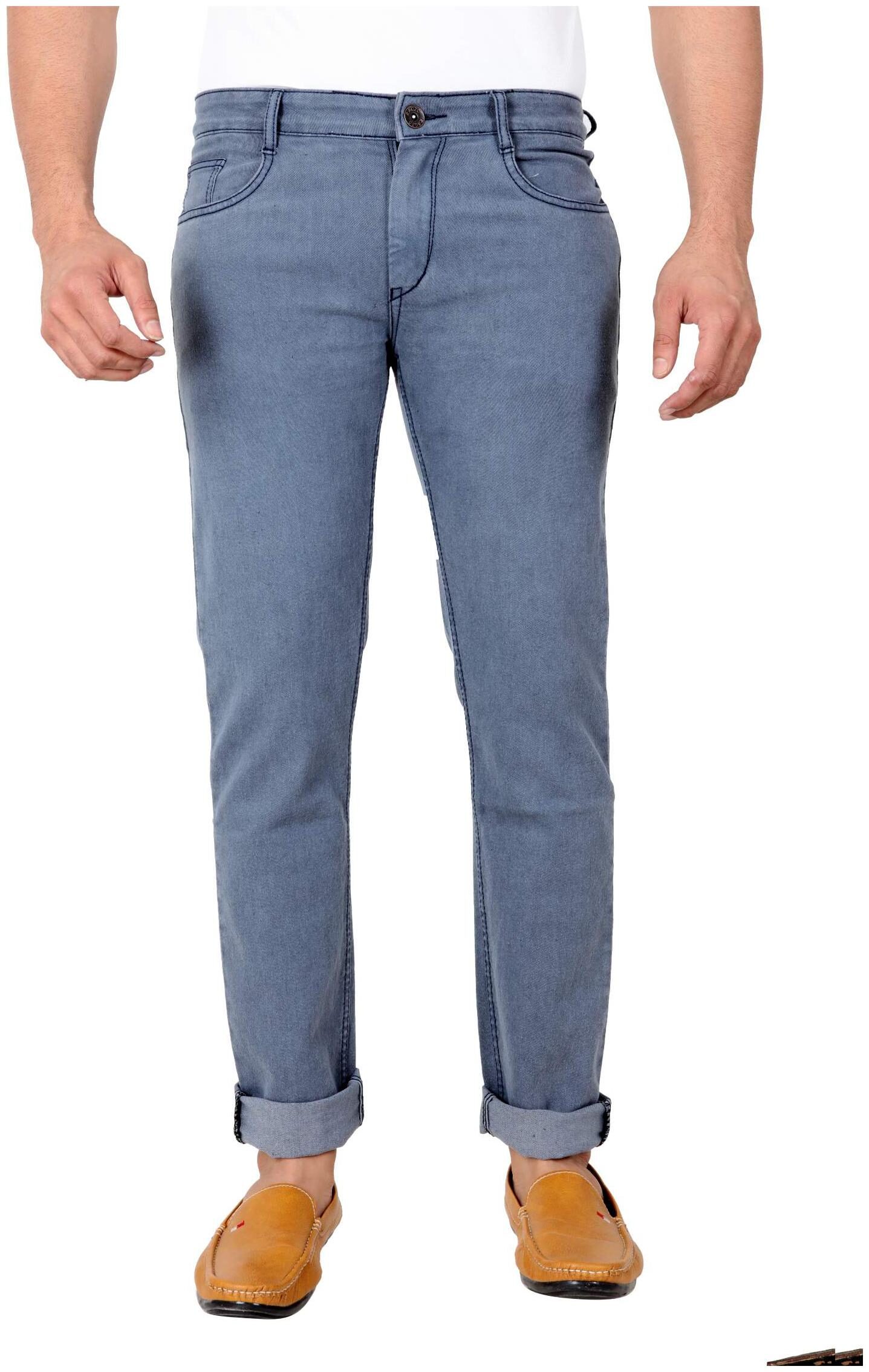 

RAGZO Men Grey Slim Fit Jeans