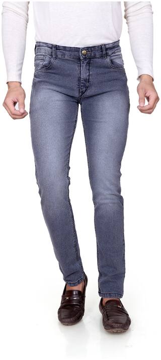 RAGZO Men Grey Slim Fit Jeans