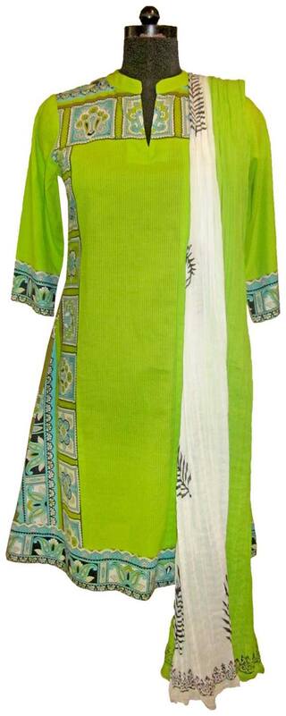 Rain And Rainbow Rain & Rainbow Printed Salwar Kameez Dupatta
