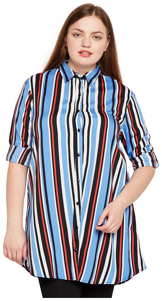 

OXOLLOXO Women Multi Printed Regular Fit Shirt