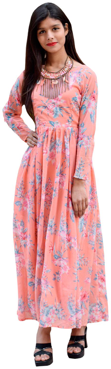 

Rajkumari dress up like a princess Multi Printed Maxi dress