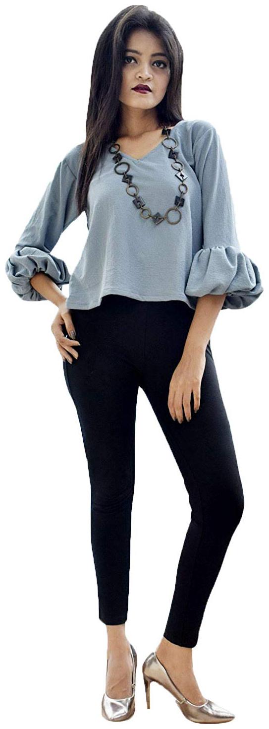 

Rajkumari dress up like a princess Women Solid Regular top - Grey