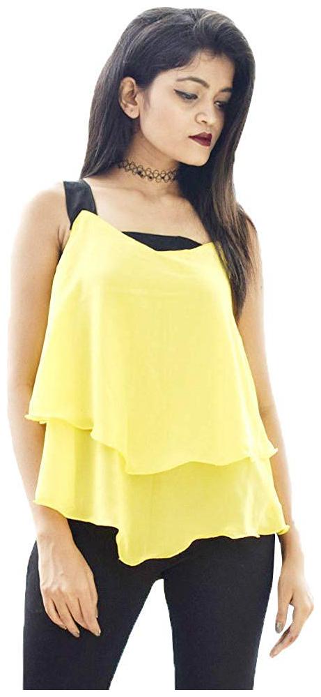 

Rajkumari dress up like a princess Women Solid Regular top - Yellow