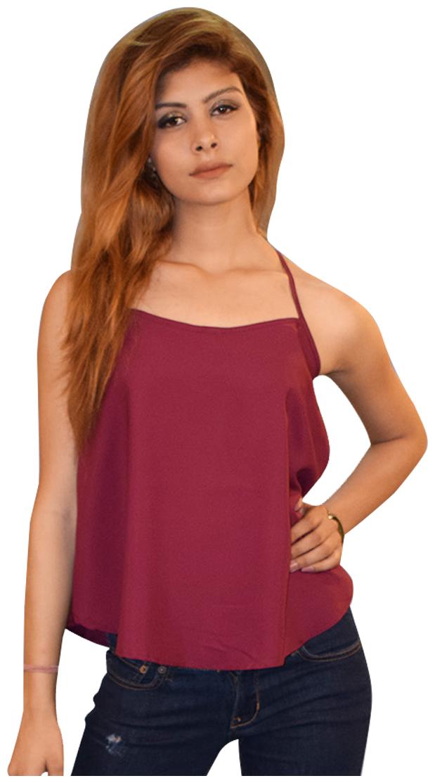 

Rajkumari dress up like a princess Women Solid Regular top - Maroon
