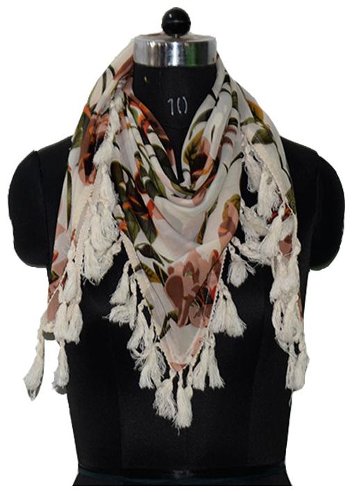 

Rajkumari Off White Scarves For Women