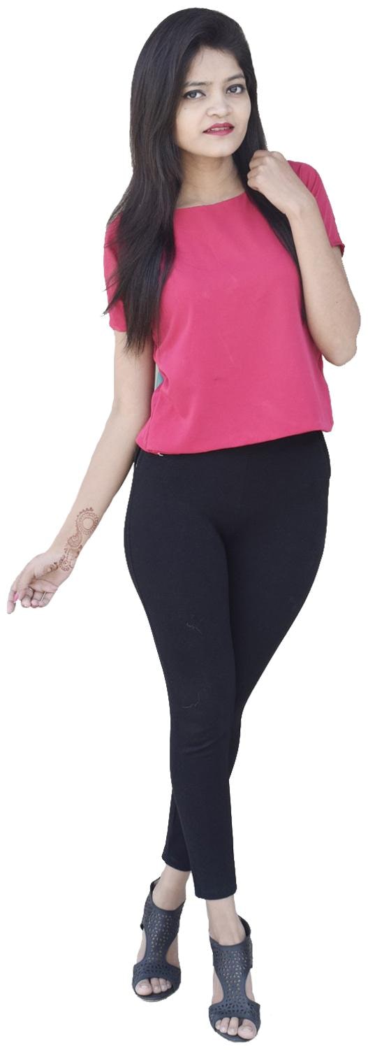 

Rajkumari dress up like a princess Women Solid Regular top - Pink